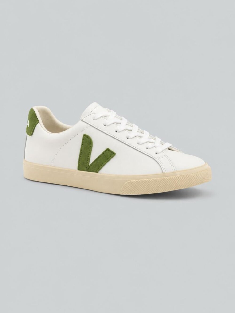 Women's Esplar Leather Sneakers - White/Kiwi
